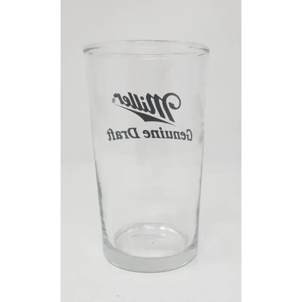 Vintage‎ Miller Genuine Draft Beer Glass 6oz 4.5